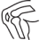 knee structure icon